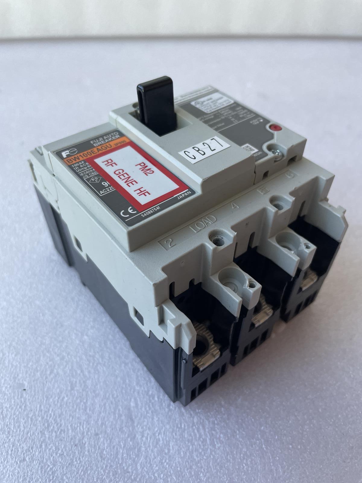 FUJI BW100EAGU-3P090 90A AUTO BREAKER
