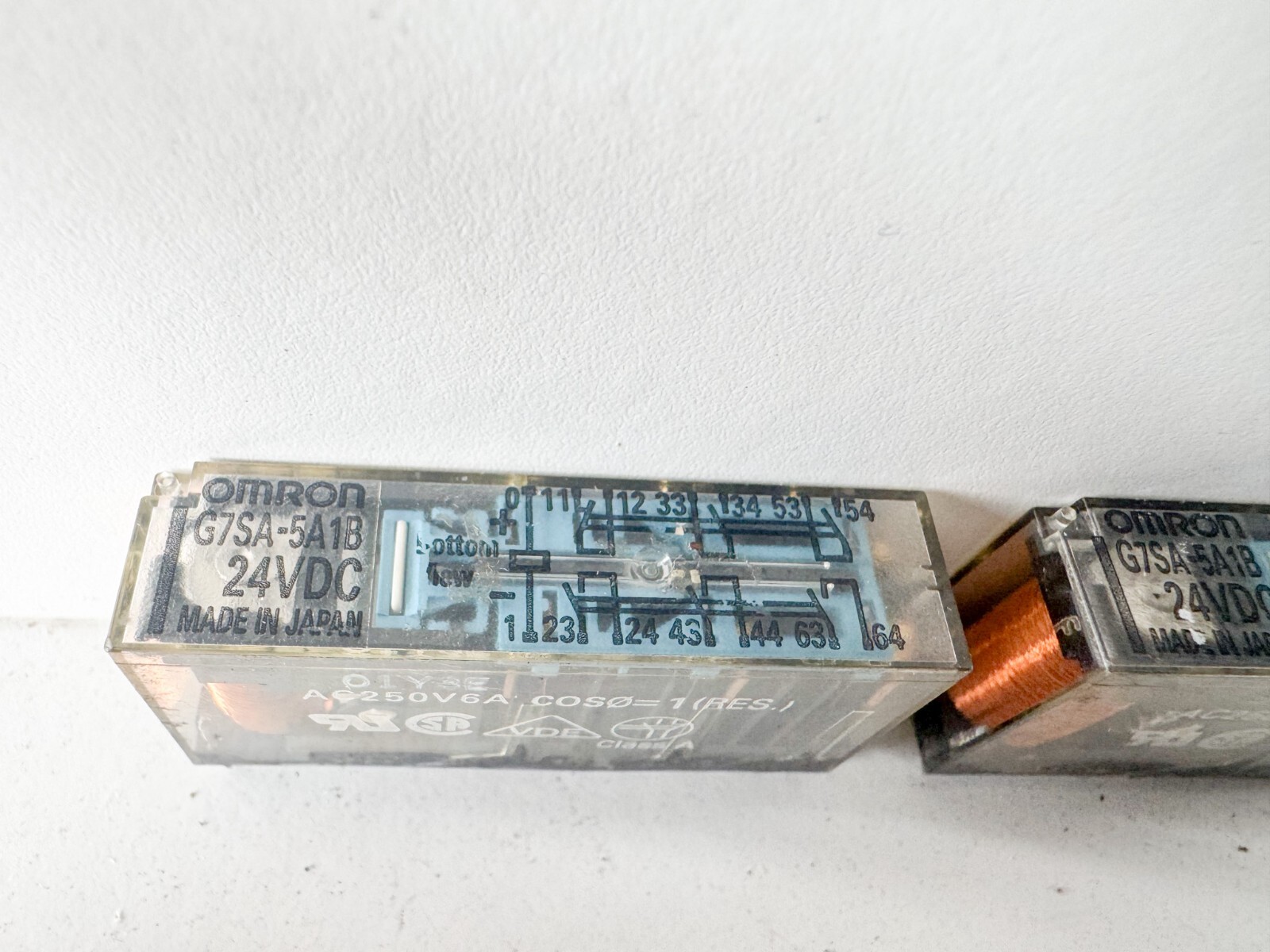 Lot of 2 OMRON G7SA-5A1B SAFETY RELAY 24VDC COIL NNB EL04
