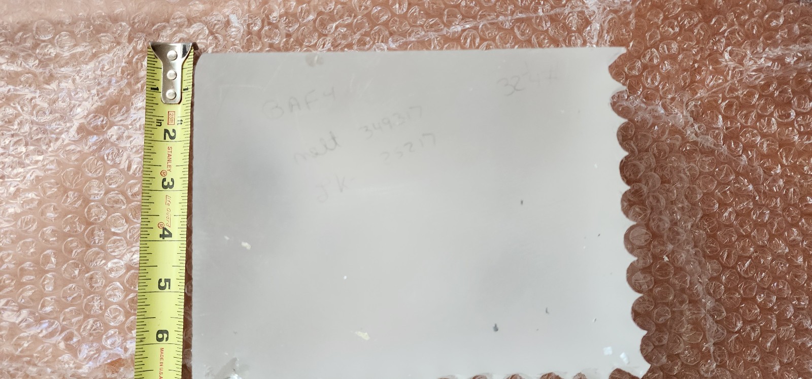 Schott Optical Glass Blank/Slab BaF-4 – 606439 Grade A 7″ x 5.25″ x 2.5″ thk