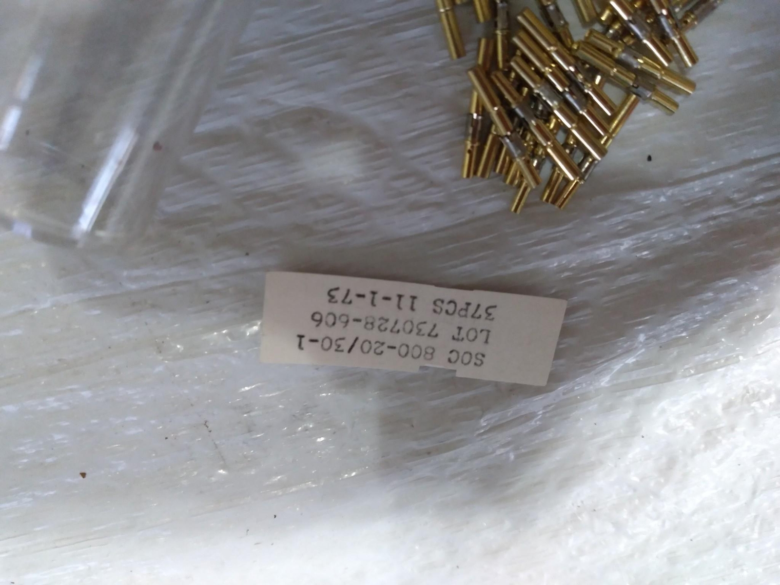 SOC 800-20/30-1 730728-606 DS07-37S-059 MILL SPEC CONNECTOR