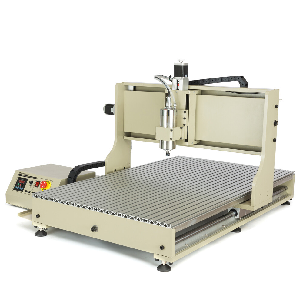 USB 4 axis CNC 6090Z 2.2KW CNC Router Small Wood Metal Engraving Milling Machine