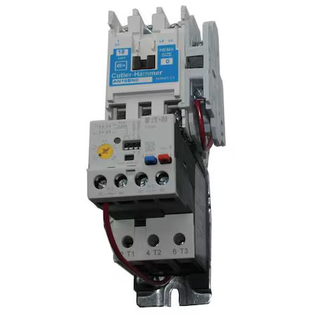 Eaton An19bn0e5e1p6 Nema Magnetic Motor Starter, Non-Reversing, 1No, 208V Ac, 3