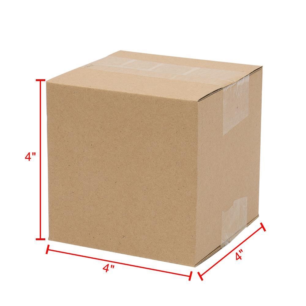 100PC 4x4x4 Cardboard Paper Boxes Mailing Packing Shipping Box Corrugated Carton
