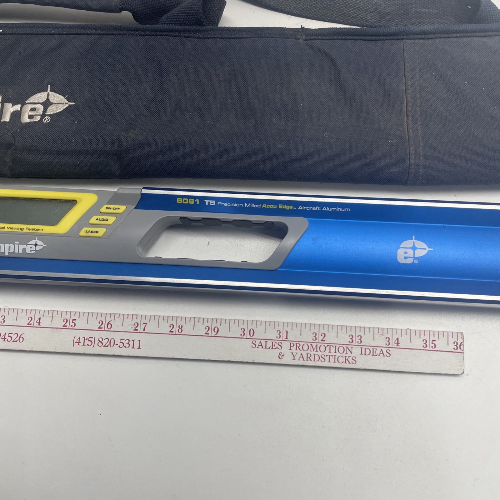 Empire (For Parts Only Not Working) 6061T5 digital level see Description used￼￼￼