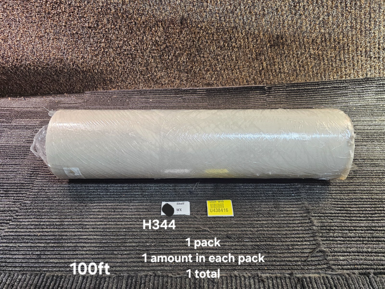 Mylar Type A Polyester Film 24″ Width x 100 FT Length, White