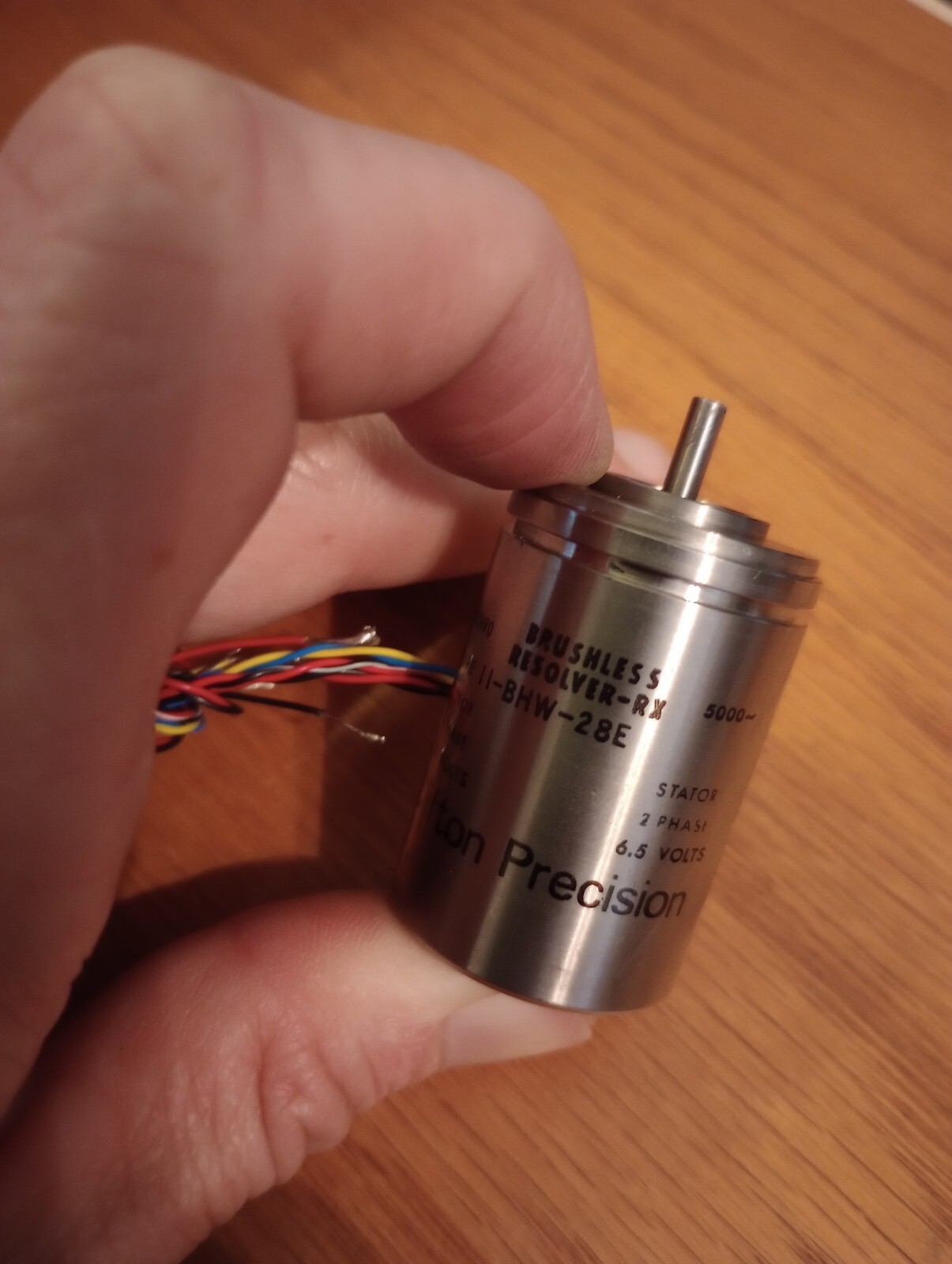 Clifton Precision Canister Resolver, 11-BHW-28E, Rotor 6.5V, 5000Hz