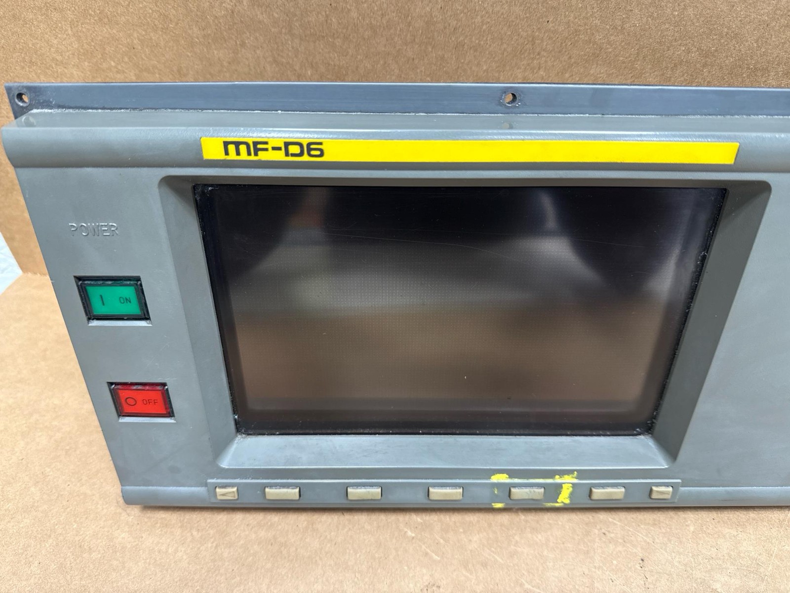FANUC PDP/MDI Unit. MF-D6, Type: A02B-0120-C081/TA, Operator Panel