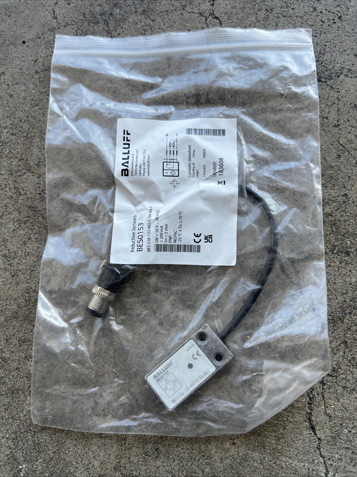 BALLUFF BES-516–133-MO-C-S4-00.2 BES0153 NSNB