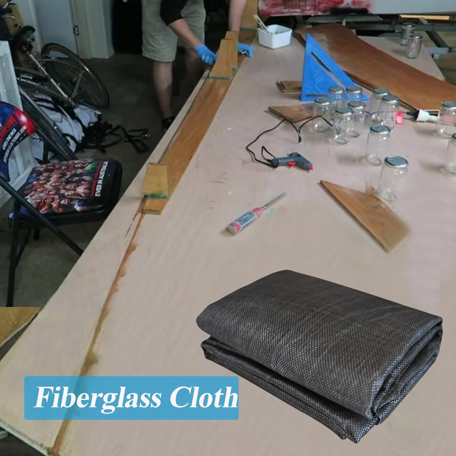 Fiberglass Cloth, 40 inch*16.5 feet Fiber Glasses Cloth Usually Used for Boat…
