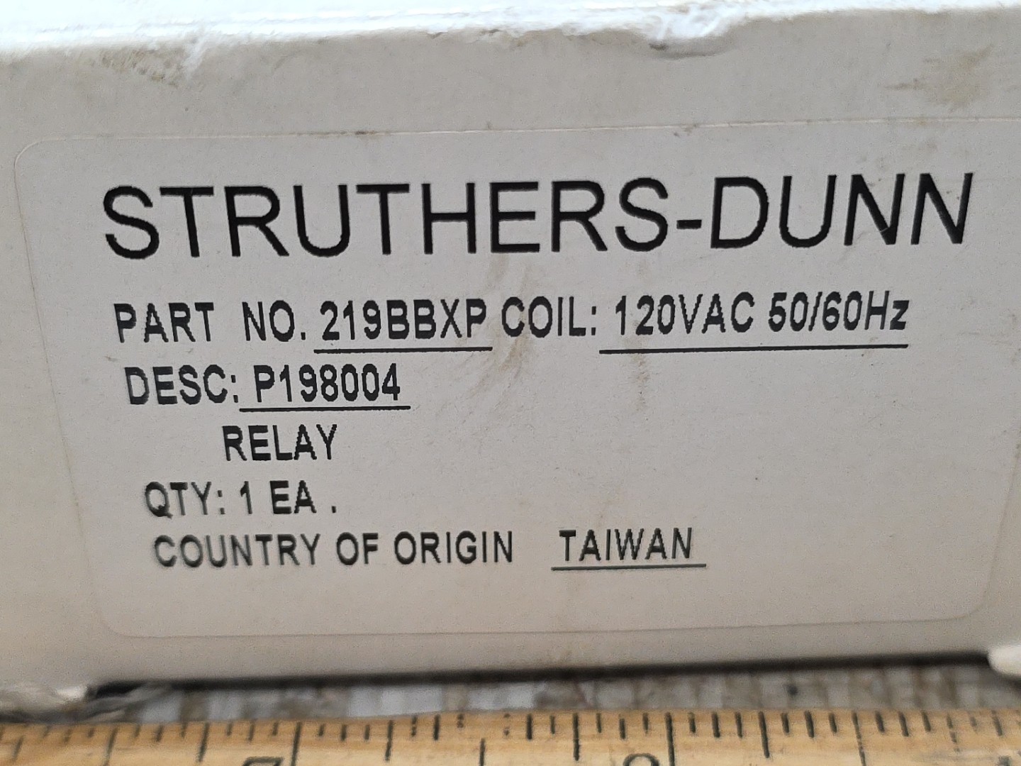 * NEW * Struthers-Dunn 219BBXP Relay NEW IN BOX