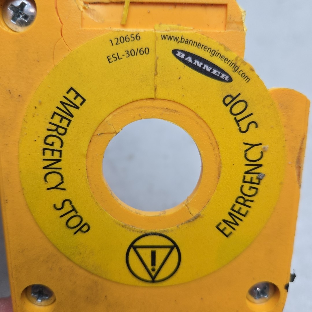 Banner ESL-30/60 Emergency Stop Button 120656 Button Assembly Only No Enclosure