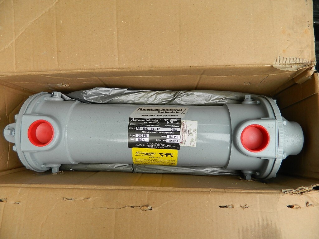 American Industrial Heat Exchanger AB-1002-C4-TP TUBES 150 PSI 0618 NEW