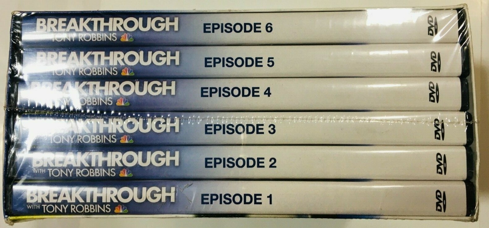 BREAKTHROUGH With Tony Robbins 6 DVD Box Set Episodes 1-6