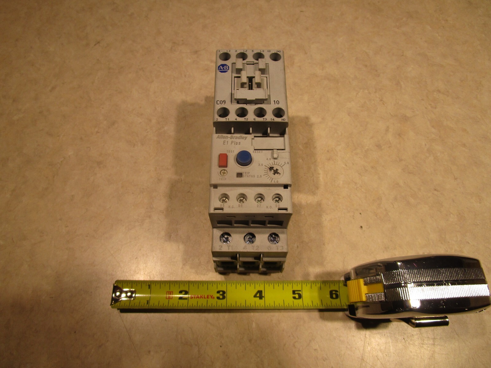 ALLEN BRADLEY, 100-C09*10 CONTACTOR, W/OVERLOAD 193-EECB, R0510