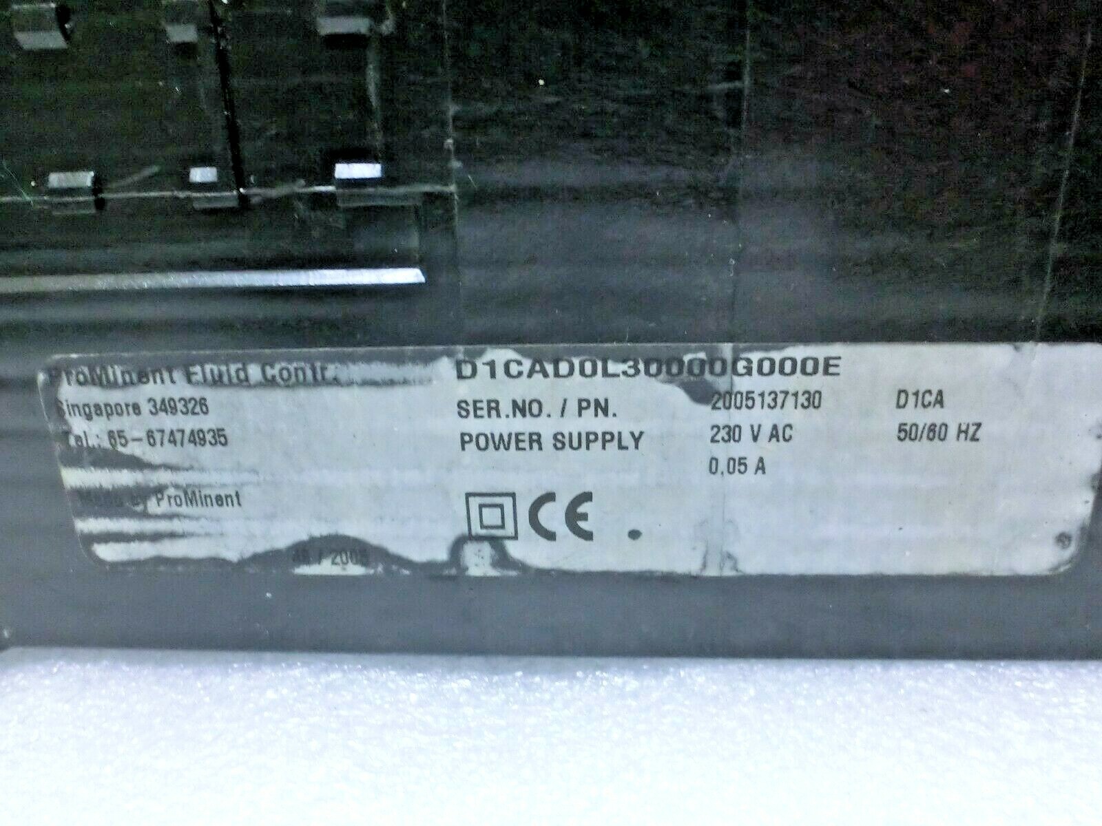 ProMinent Fluid Cntr D1CAD0L0000G000E Conductivity Dulcometer,230Vac,Used_,7549