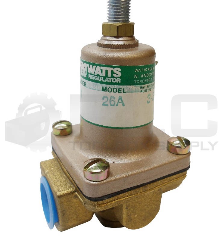NEW WATTS 26A PRESSURE REGULATOR 1/2″ SET 3-50LBS NUMBER 4 *READ*