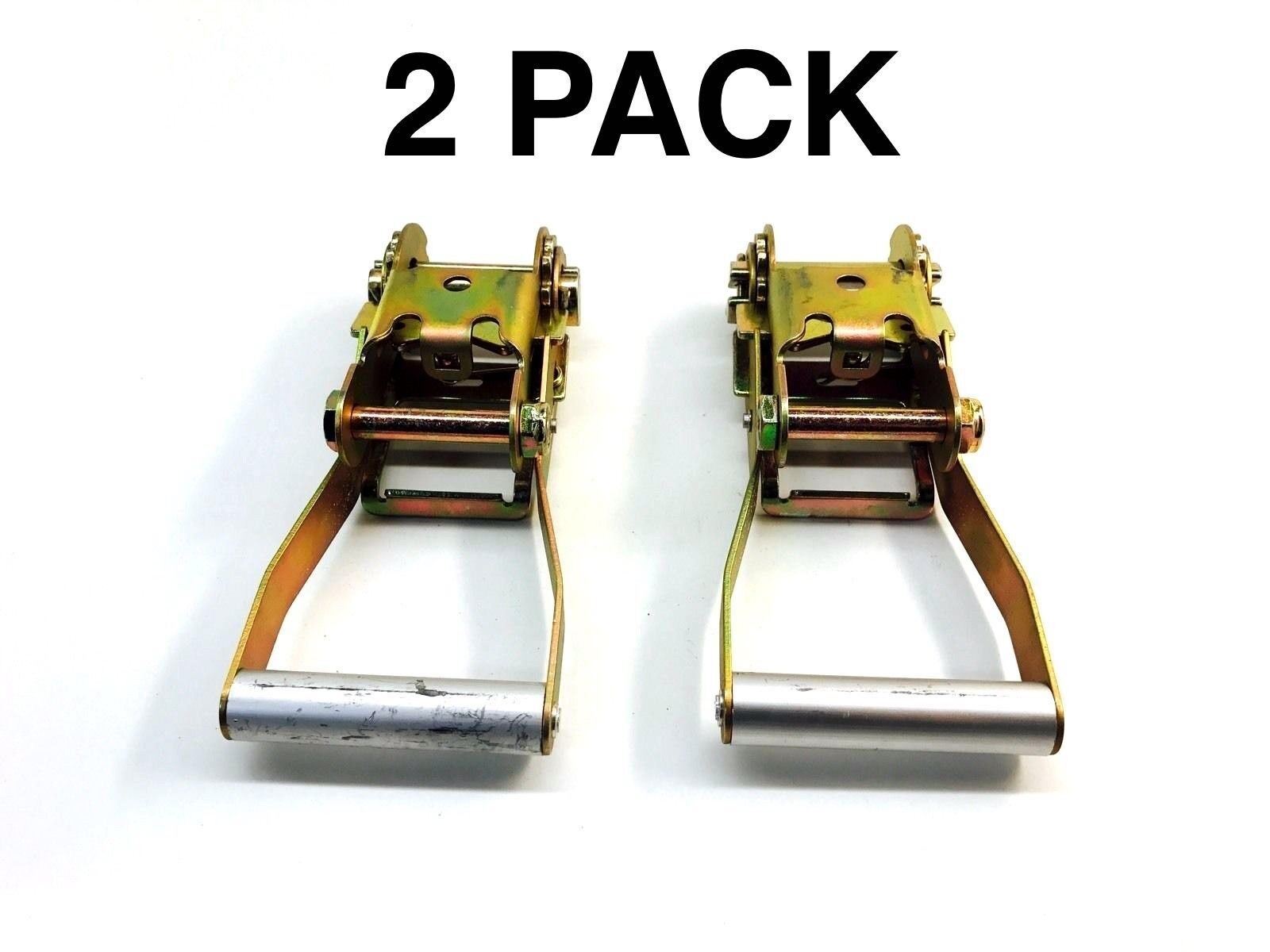 (2 Pack) 2″ Ratchet Strap Handles