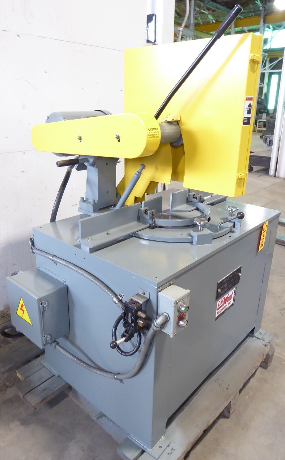 20″/22″ Kalamazoo Abrasive Saw KM20-22, Double Miter, Air Vise, 20 HP, 4″ Solids