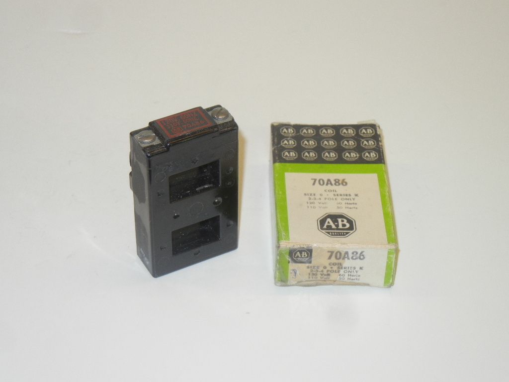 ALLEN BRADLEY 70A86 NEW SIZE 0 OPERATING COIL 120V 60HZ / 110V 50HZ 70A86