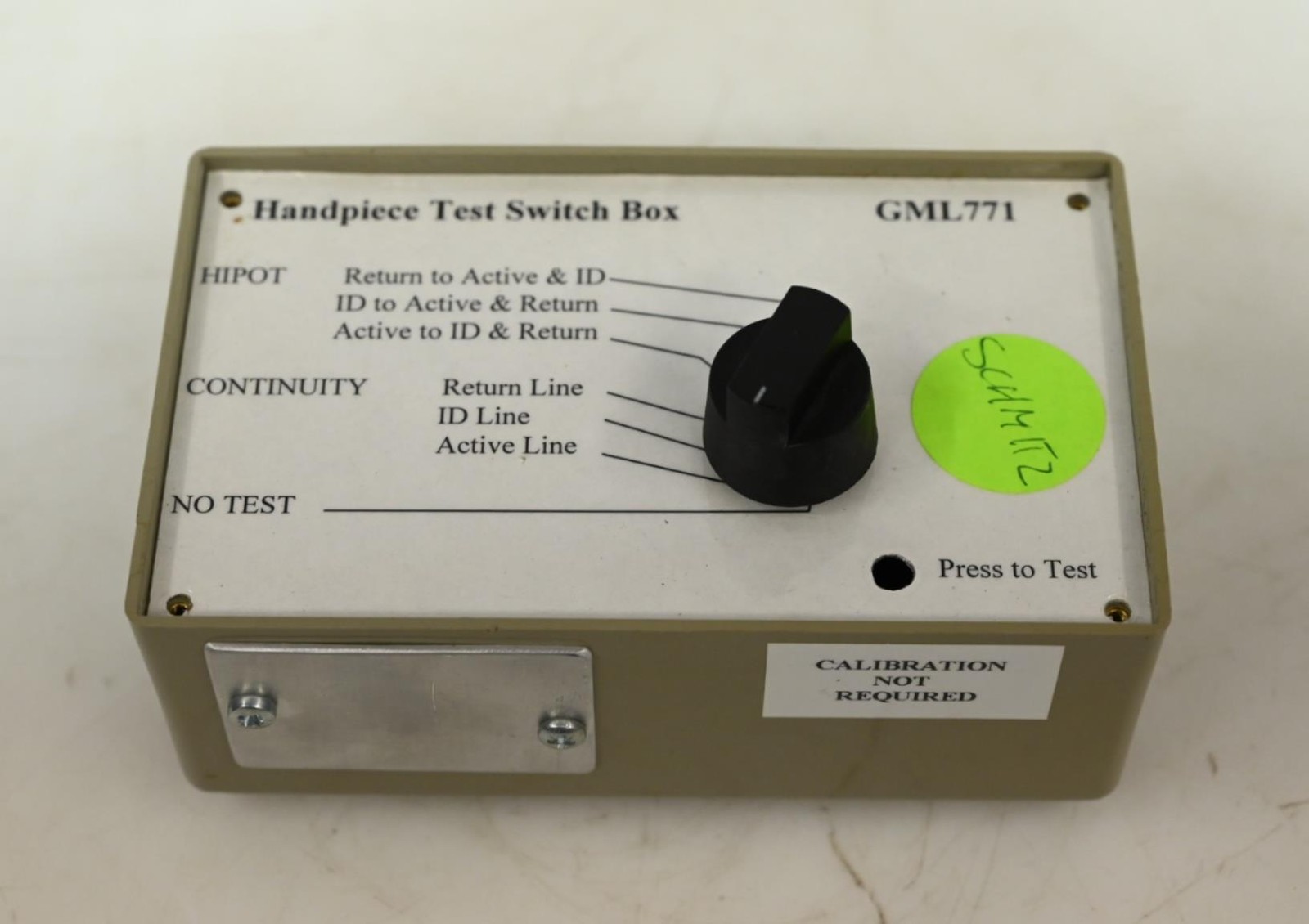 Hipot & LCR Meter GML771 Handpiece Test Switch Box