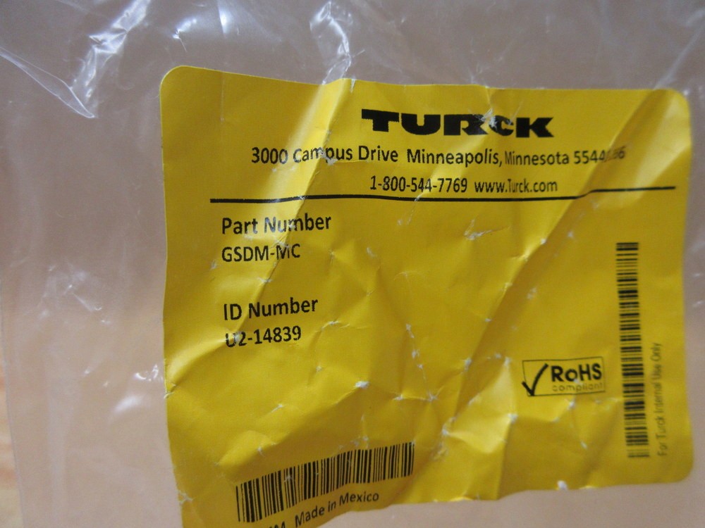 Turck GSDM-MC Closure Cap U2-14839