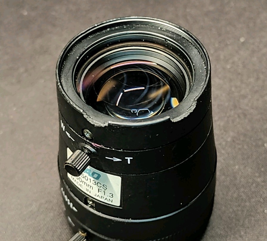 Used 5 ~ 50mm Manual Zoom & Iris Lens Pelco AD CCTV L55013CS Read Description