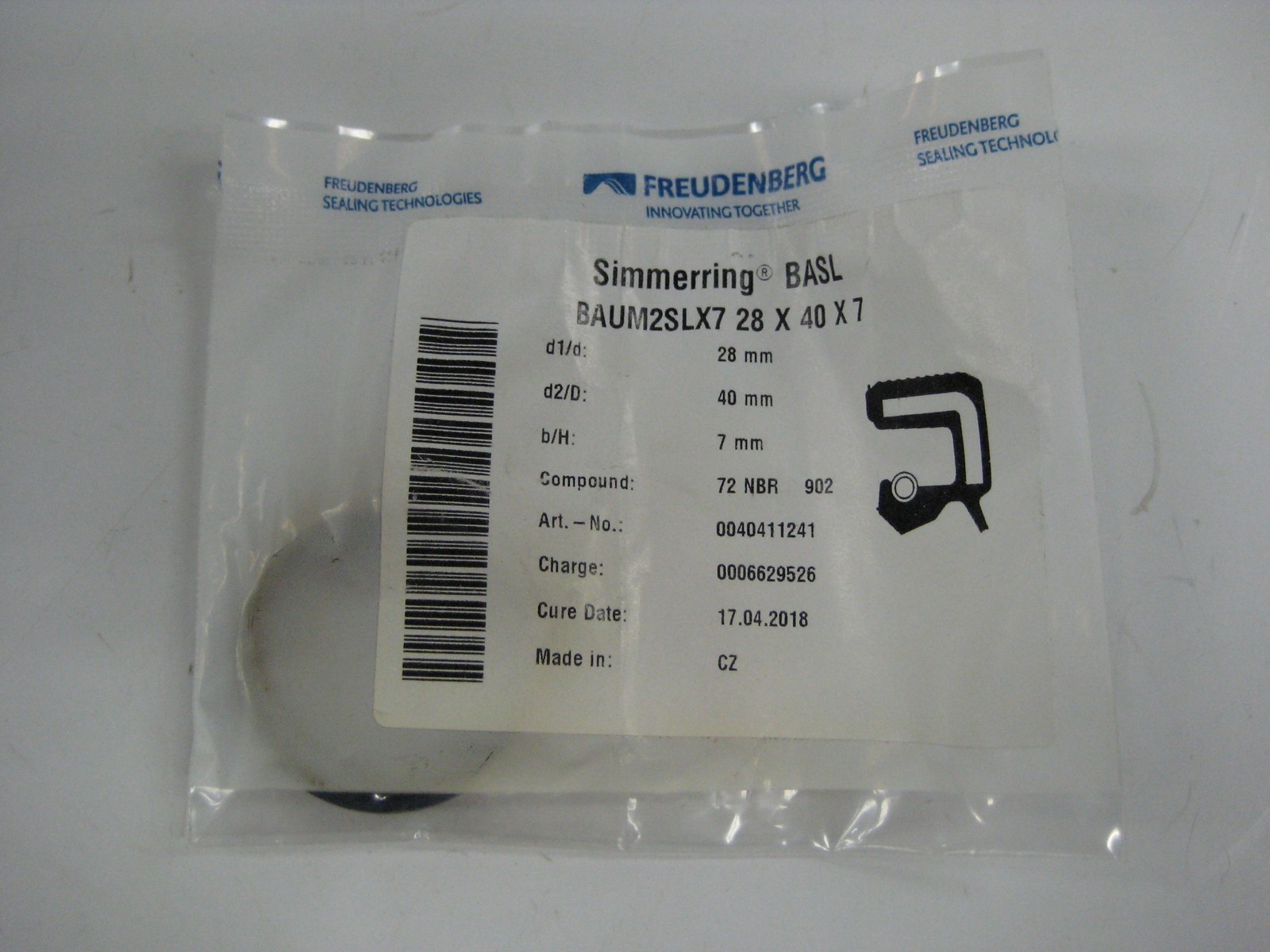 FREUDENBERG BAUM2SLX7 SEAL NSNP