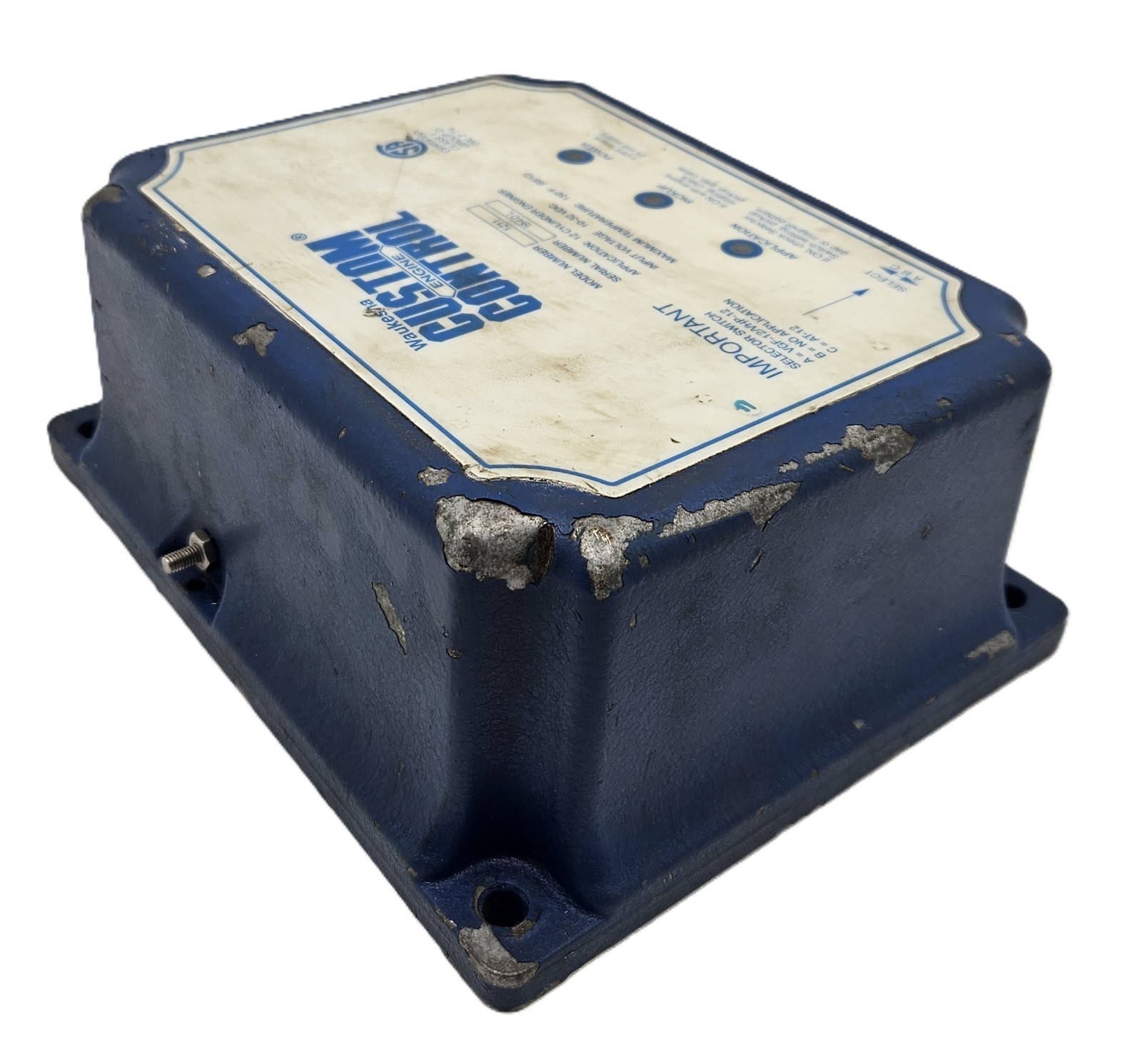 WAUKESHA CUSTOM ENGINE CONTROL 1211 12CYLINDER ENGINES 740609 [FAST SHIPPING]