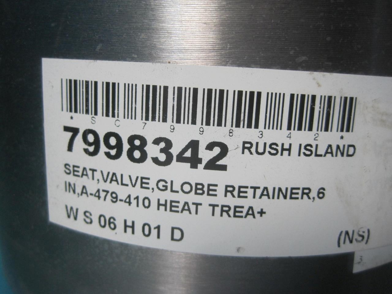 FLOWSERVE RERAINER SEAT MK1 PB 6″ CL 900/1500 TN 4 4.38 BORE A-479-410 S41000
