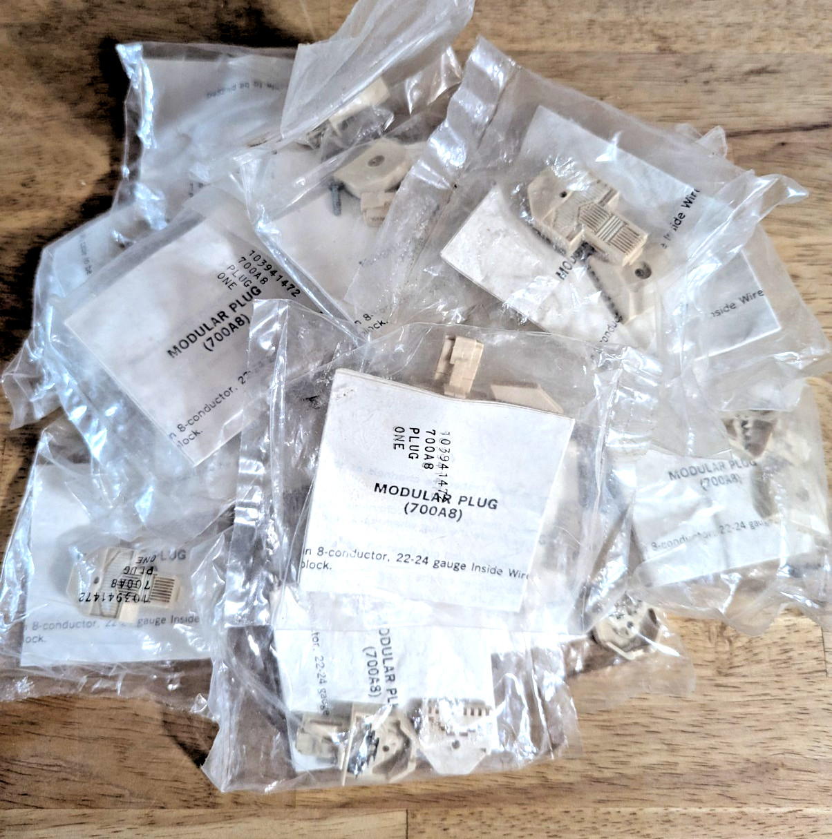 HUGE LOT Vintage Telephone Repair Parts, Mostly New Old Stock Adapters, Hardware