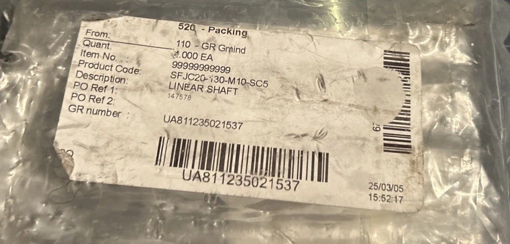 4 QTY! BULK- MISUMI U4-9436 30mm Linear Shaft SFJ 30-240-M10-SC5 KP-790 -NEW!