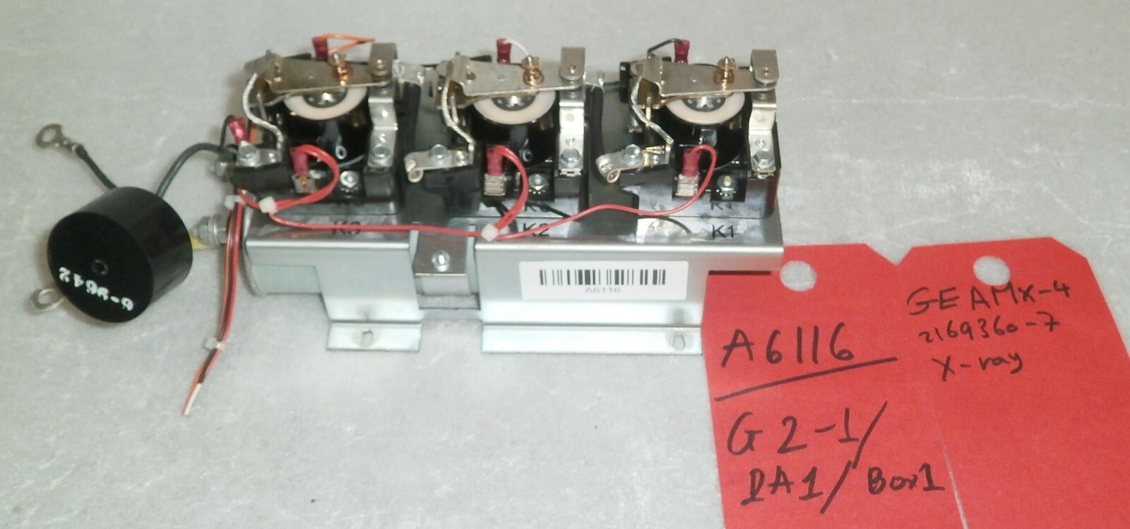 Lot of 3 Potter & Brumfield PRD-5DY3-110 From GE AMX 4 X-ray Used Good Condition