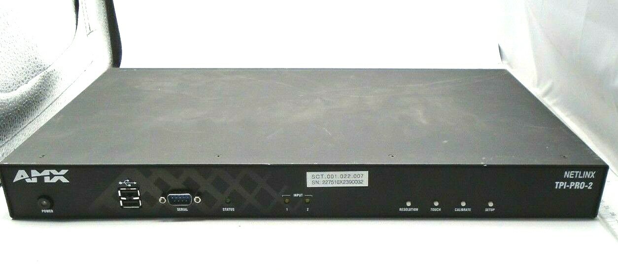 AMX NETLINX NXP-TPI-PRO-2 Total Touch Panel Presentation Interface Tested