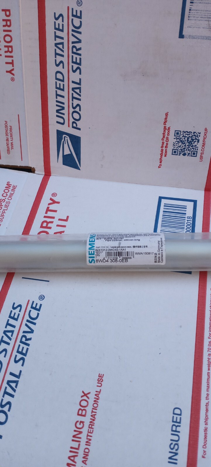 Siemens 8WD4 308-0EB Extention Pipe, 400mm Length, 25mm Diameter –