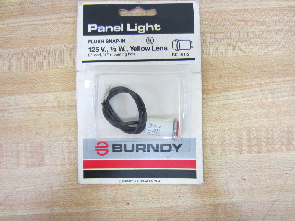 Burndy RK 161-2 RK1612 Panel Light