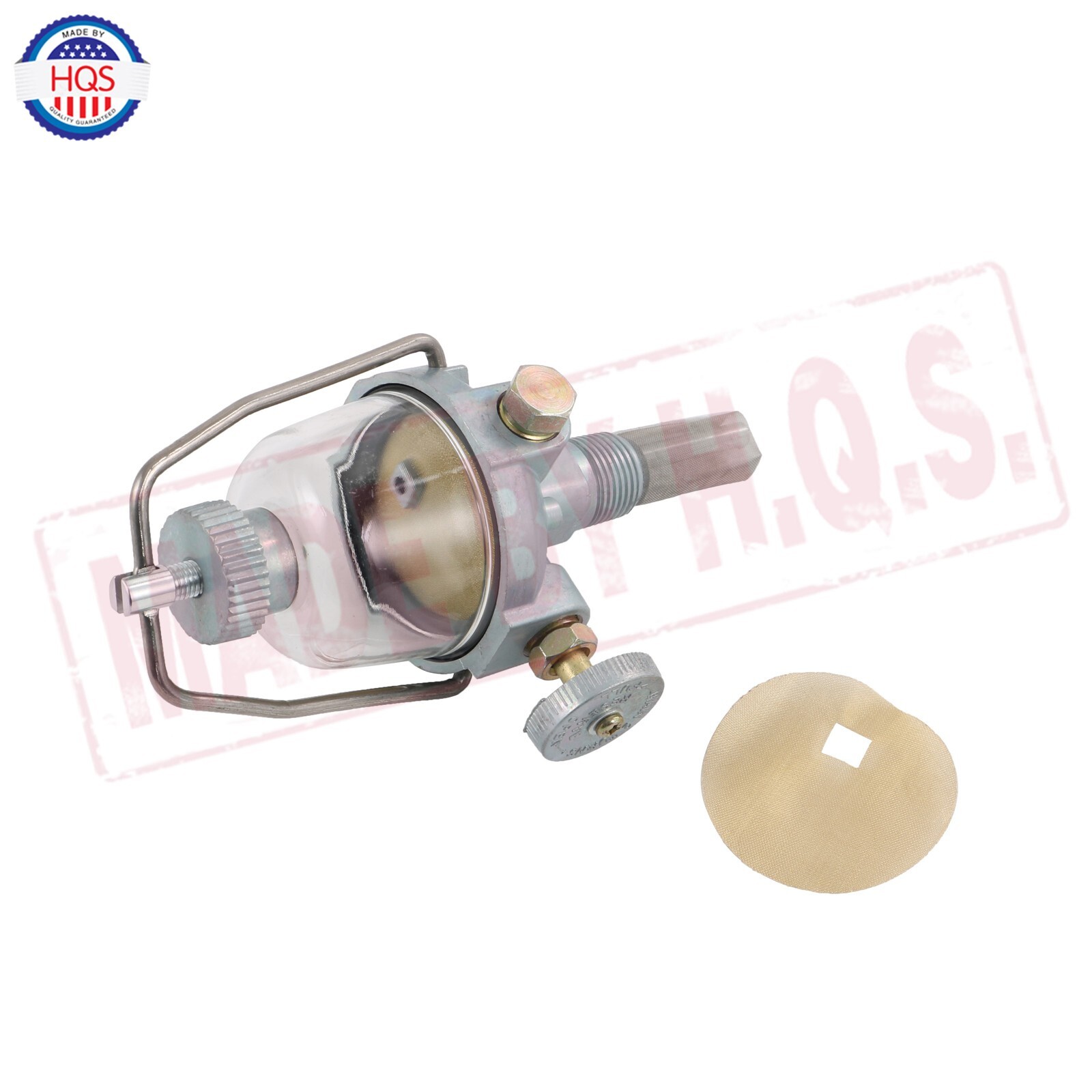 Gas Fuel Sediment Bowl For Ford NAA Jubilee 2N 8N 9N NAA9155 2N9155B w/ Shut Off
