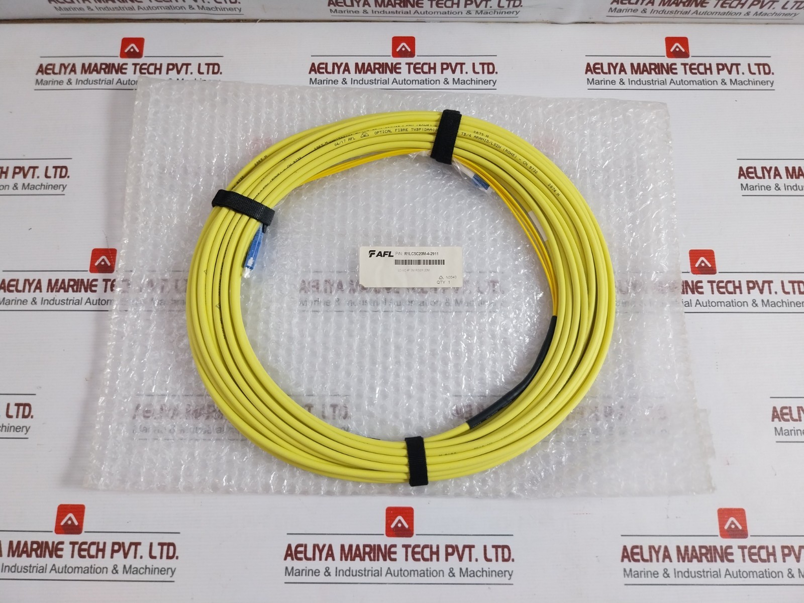 AFL R1LCSC20M-4-2911 Duplex Single Mode Fiber Optic Patch Cable 20M