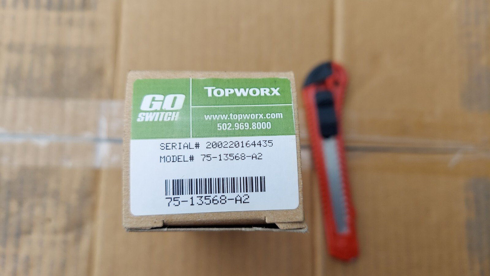 New Topworx Go Switch 75-13568-A2 Proximity Sensor