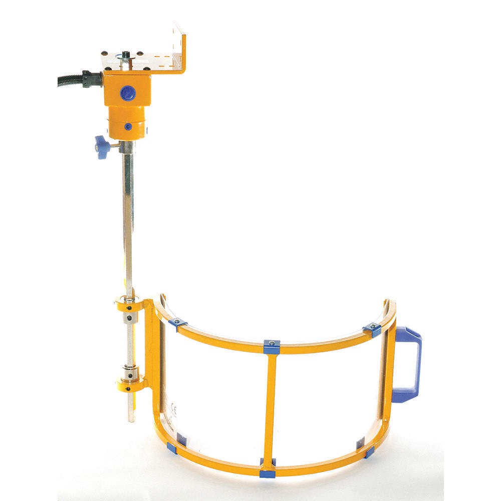REPAR TR-3B-300H240 Machine Guard,Polycarbonate,Yellow 45HE71