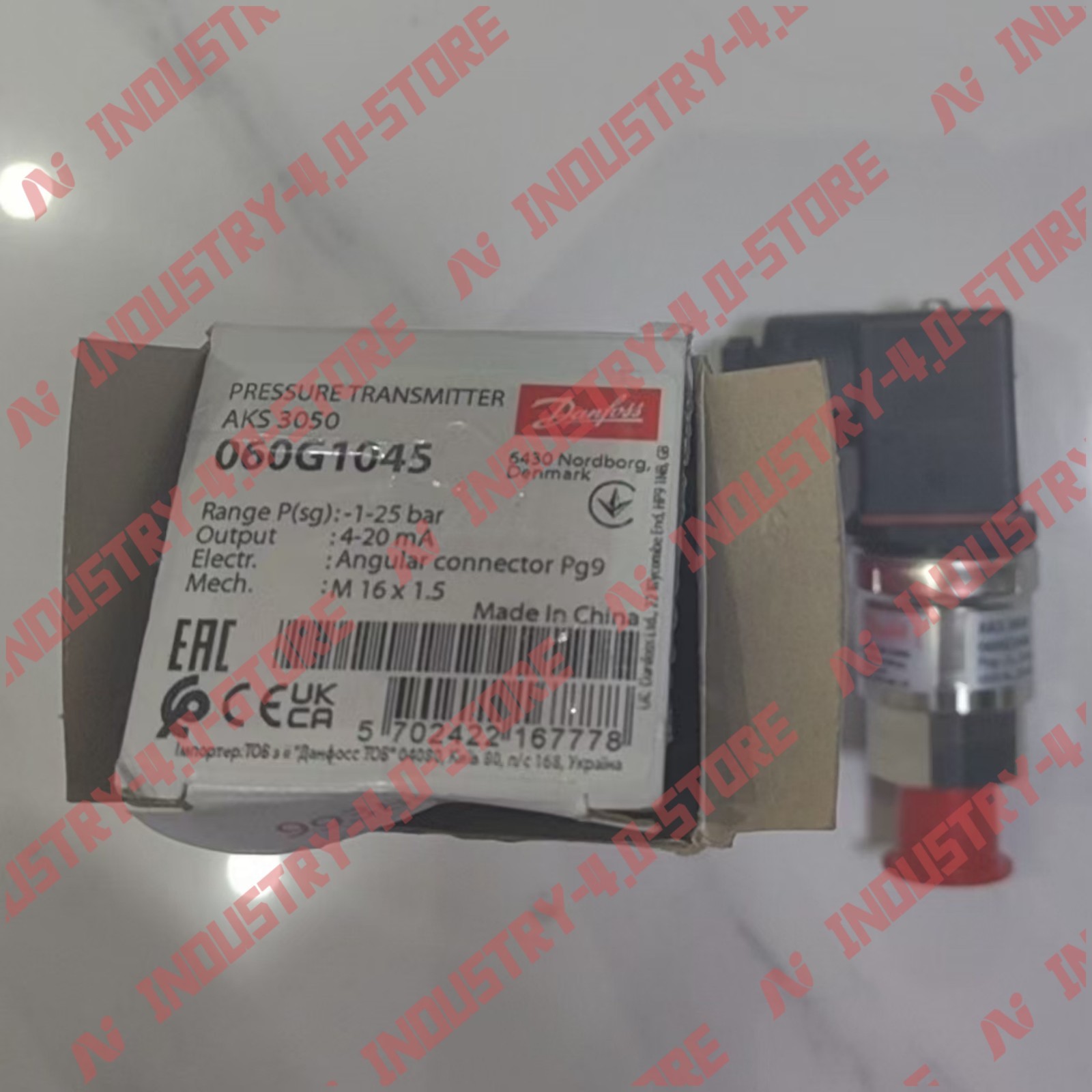 Danfoss 060G1045 AKS3050 Pressure Sensor#1pcs new in box