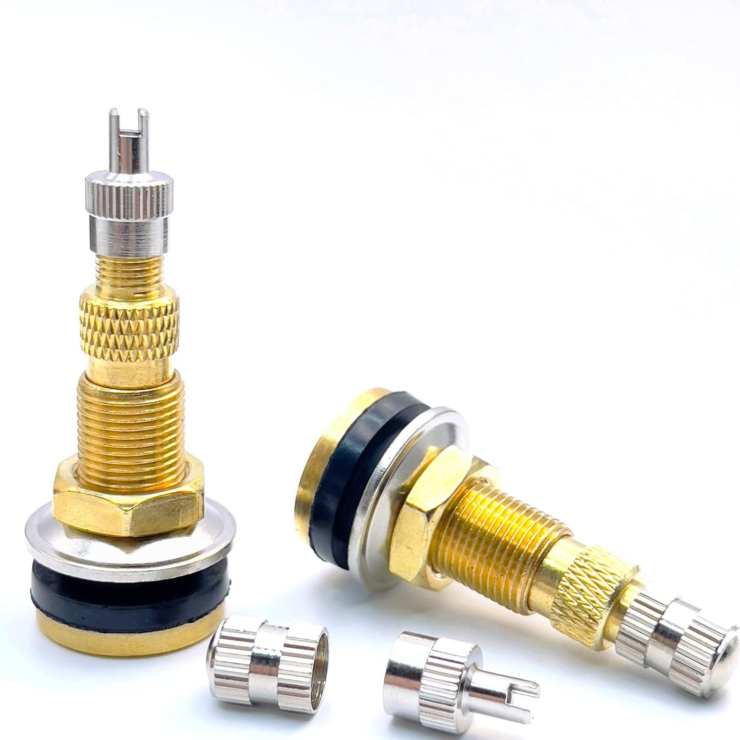 2Pieces TR618A 1-7/8″ Tractor Air/Liquid Valve Stems for Industrial, Agricultura