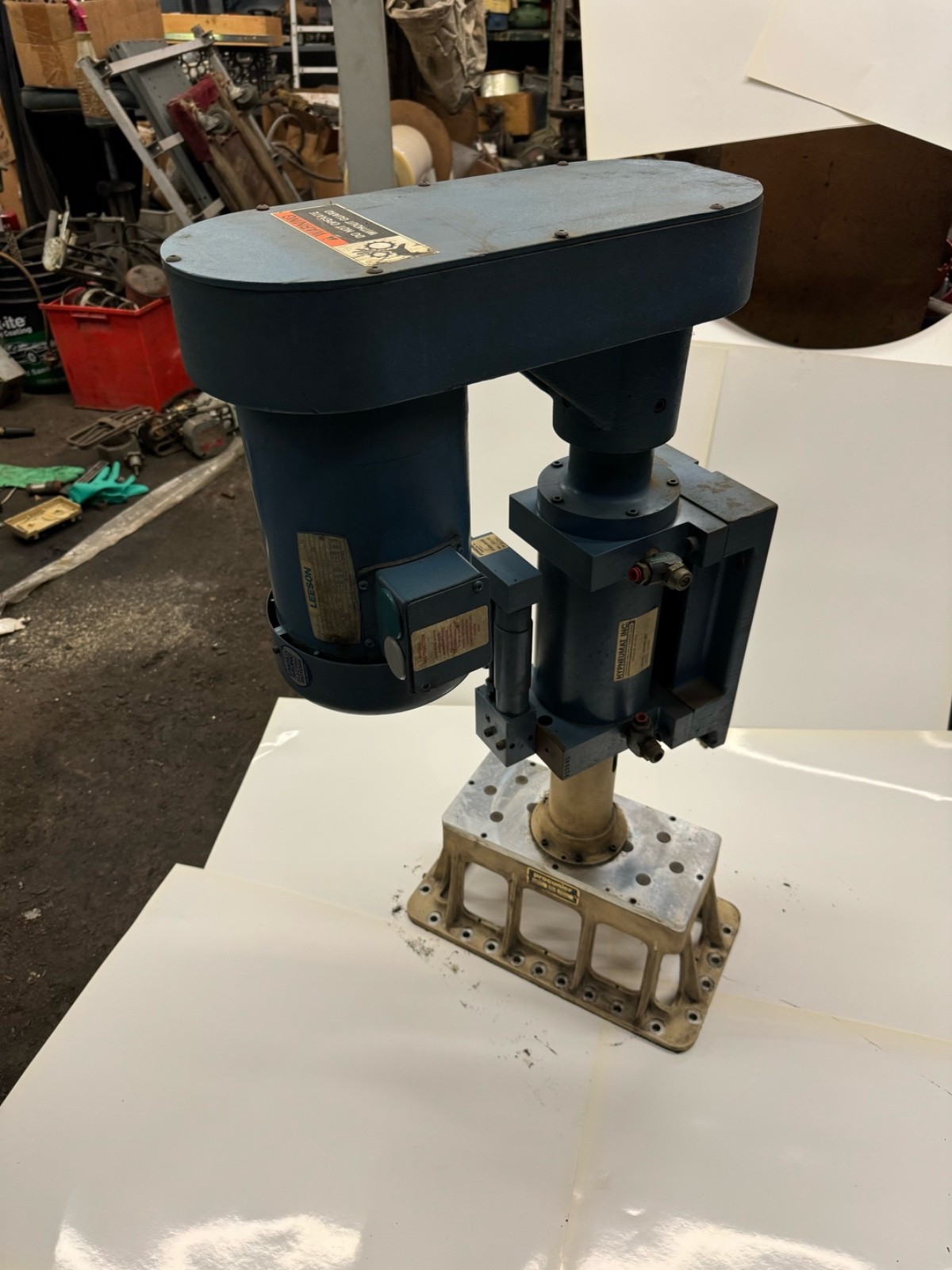 NEW HYPNEUMAT DQ46EHB-3MT AUTOMATIC PNEUMATIC TAPPING & DRILLING HEAD