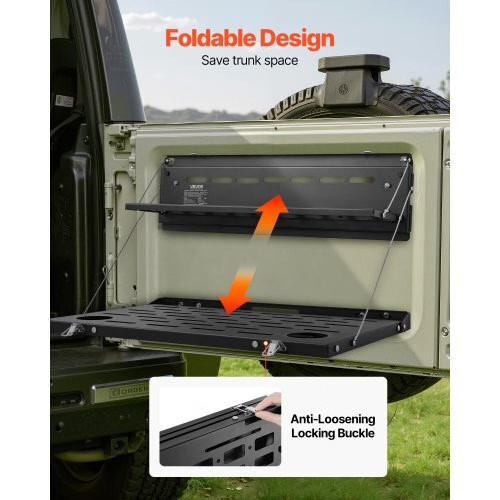 Tailgate Table for 2021-2026 Ford Bronco 4 Door Hardtops (Exclude Bronco Sport),