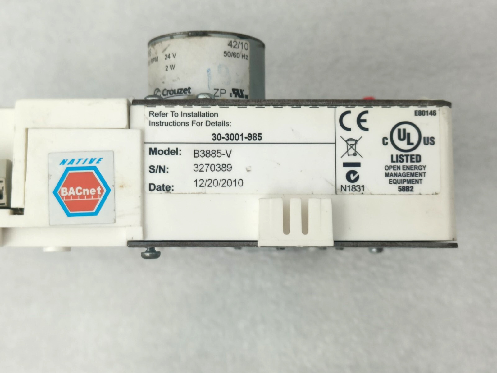 Schneider Electric B3885-V Andover Continuum Controller