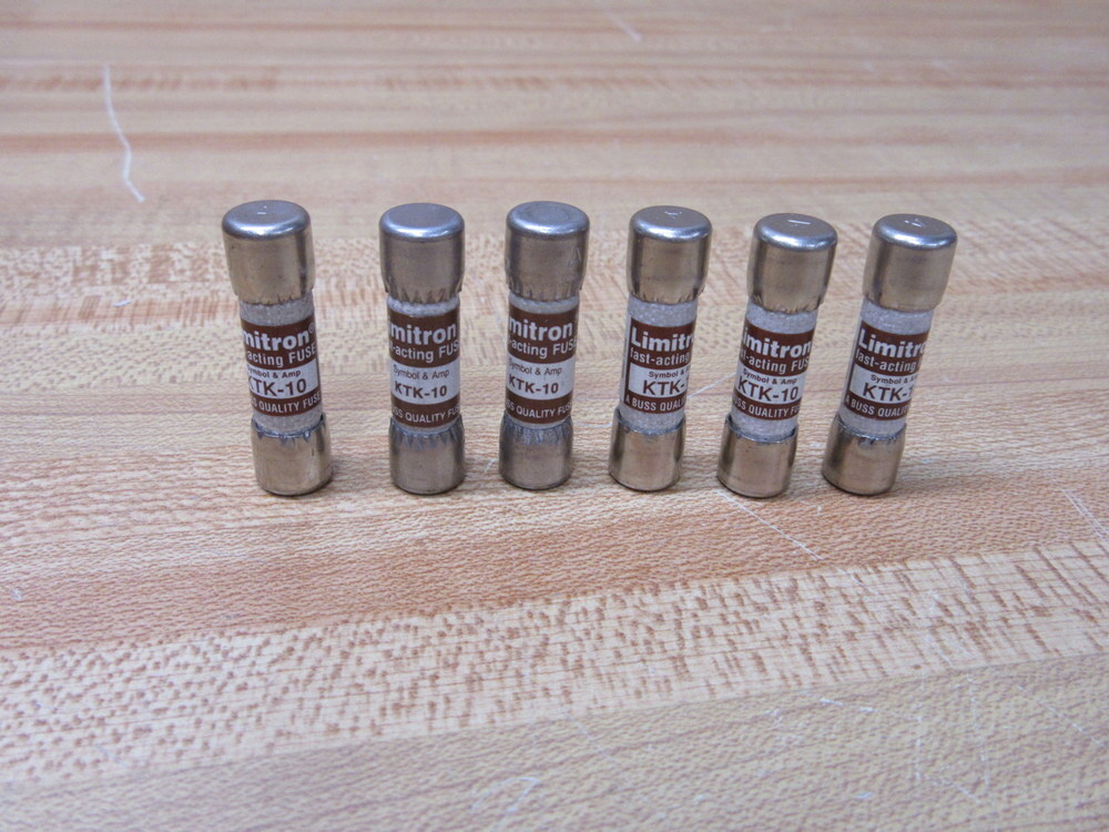 Buss KTK-10 Bussmann Fuse Cross Ref 4XC42 (Pack of 18)