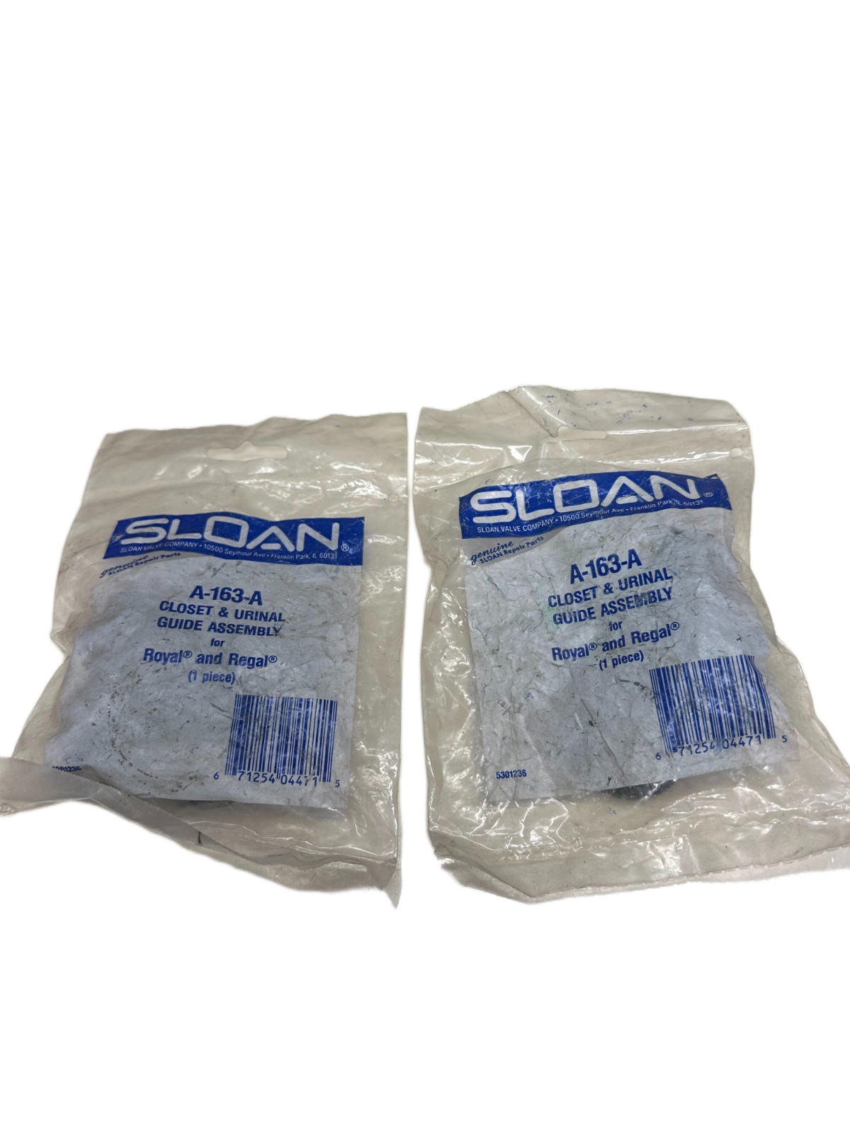 Sloan A-163-A CLOSET & URINAL A-163-A GUIDE ASSEMBLY (LOT OF 2) 🔥 Fast Ship