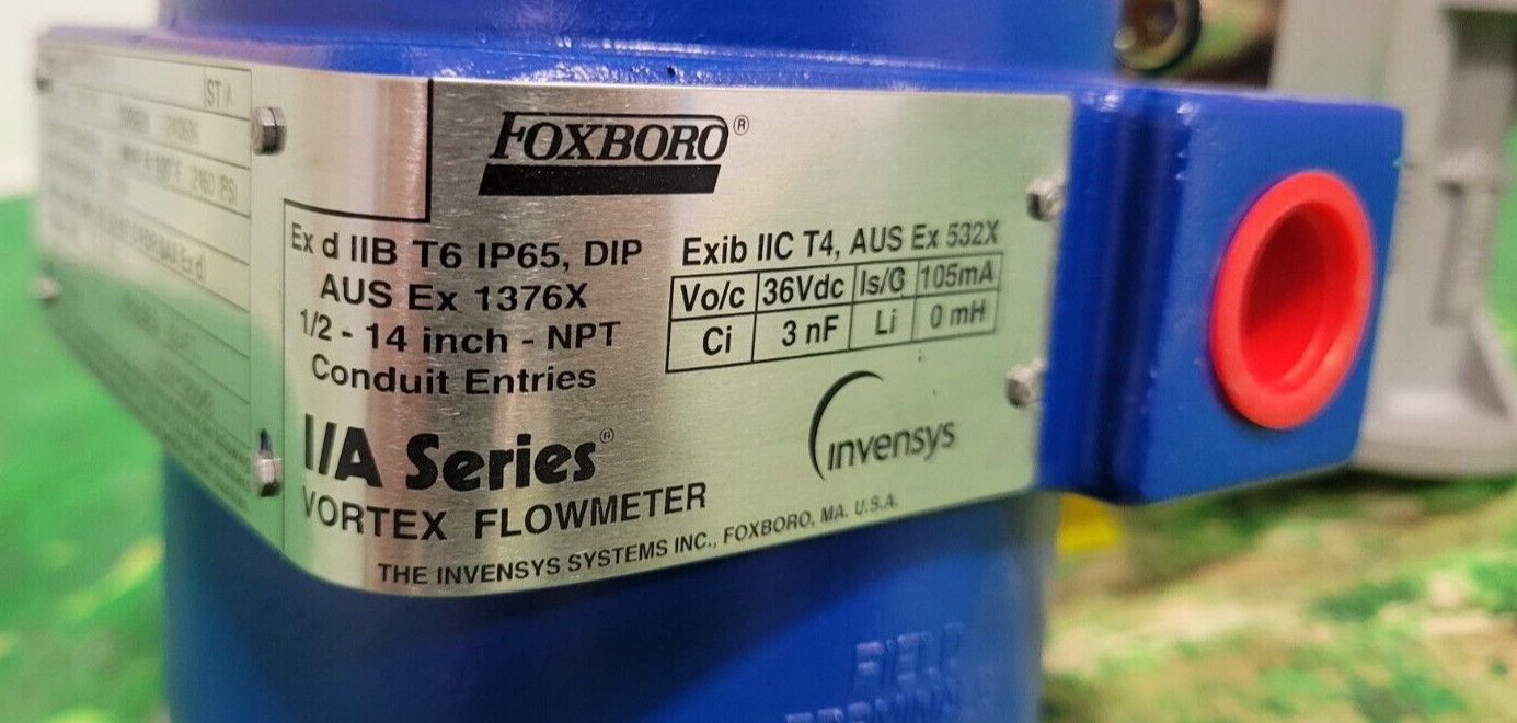 ⚡FOXBORO I/A SERIES 83 VORTEX 1″ FLOWMETER PESSCO IS OFFERING 1 G100723-1 🗽
