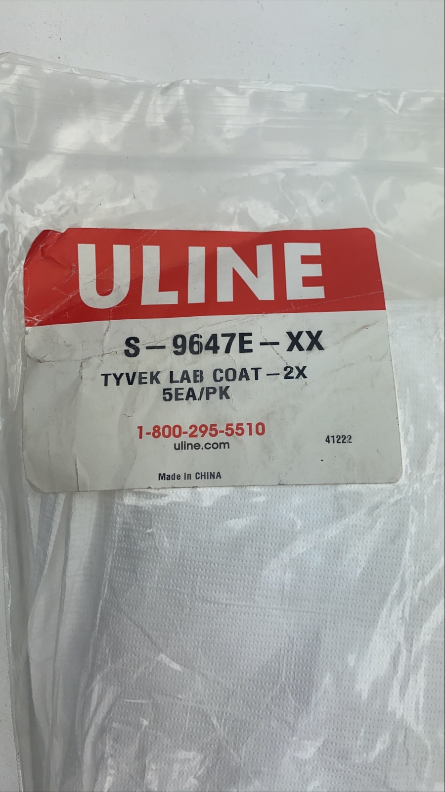 5 PK DuPont™ Tyvek® Lab Coat – 2XL