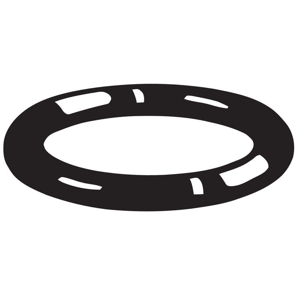 GRAINGER APPROVED U38875.006.0125 O-Ring,Viton,Black,PK50 2KAC8