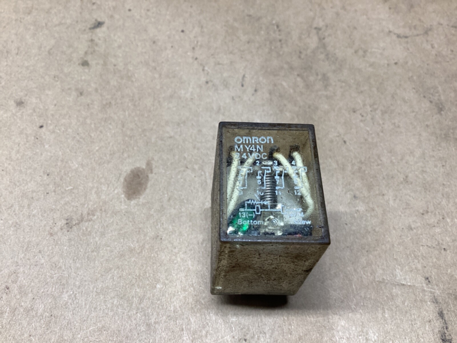 Lot of 4 Omron MY4N 24VDC Relay #109L79